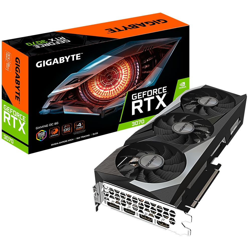 Bekijk afbeelding 8 van Gigabyte RTX 3070 GAMING OC 8GB